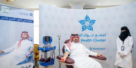 نائب أمير منطقة تبوك يشارك في الحملة الوطنية للتبرع بالدم التي أطلقها سمو ولي العهد - مصدرنا الإخبارى