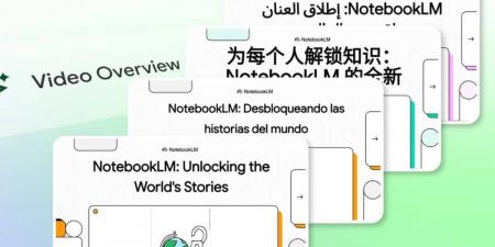 جوجل تتيح إنشاء الملخصات المرئية في NotebookLM باللغة العربية - مصدرنا الإخبارى