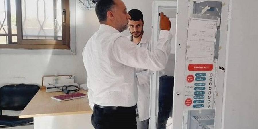 وكيل صحة سيناء يتفقدوحدات الرعاية ببئر العبد  - مصدرنا الإخبارى