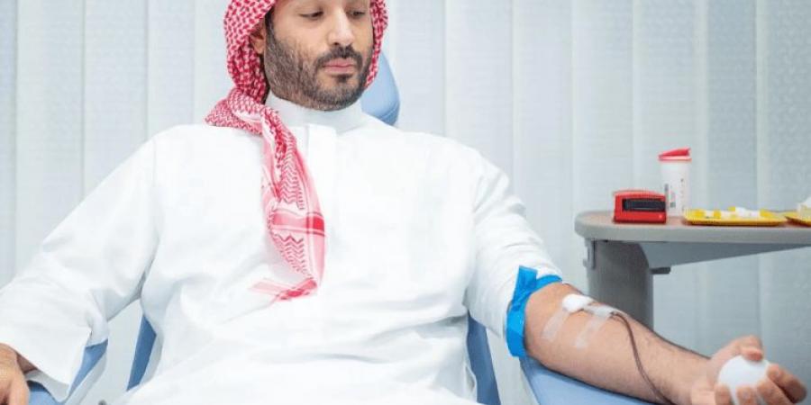 في بادرة إنسانية كريمة.. ولي العهد يتبرع بالدم - مصدرنا الإخبارى