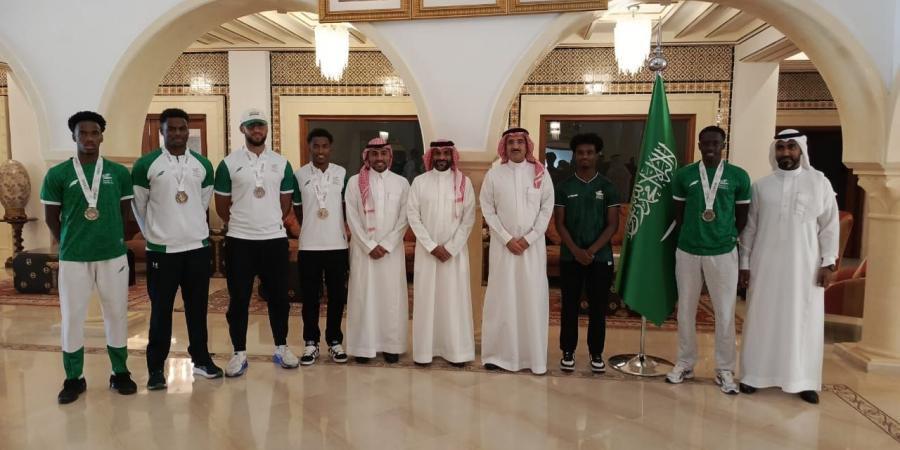 سفير خادم الحرمين الشريفين في تونس يستقبل وفد المملكة المشارك في البطولة العربية - مصدرنا الإخبارى