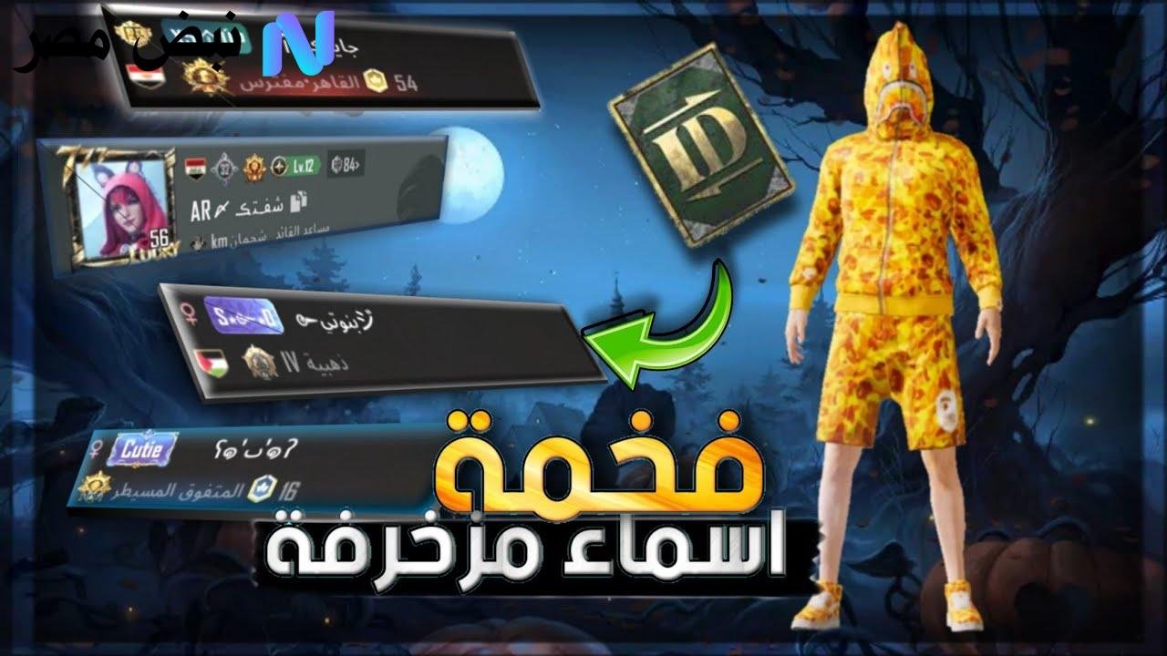 “كن مبدعاً في اختيار اسمك” أجدد أسماء ببجي مزخرفة مرعبة 2025 للبنات والبنين