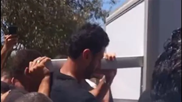 الجنازة الرسمية لوالد محمد الشناوي في مركز بيلا بكفر الشيخ