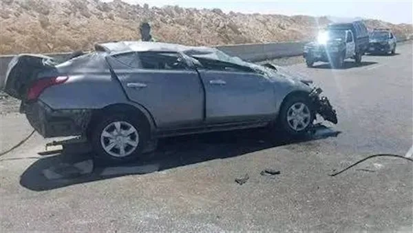 الصورة الأولى لسيارة والد محمد الشناوي بعد حادث وفاته.. والنيابة العامة تبدأ التحقيقات