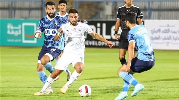 المصري يتعادل مع بيراميدز في الدوري الممتاز بعد إهدار ركلة جزاء.