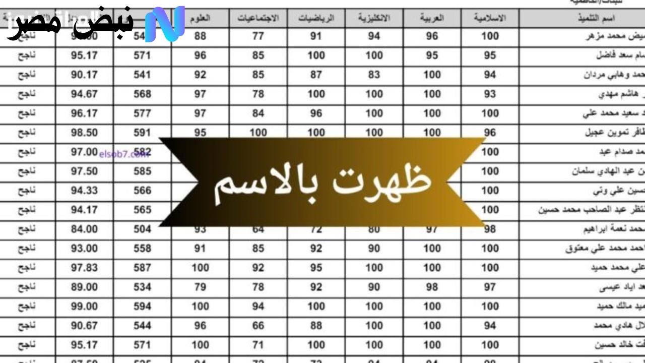 ظهرت هسه.. رابط نتائج السادس الابتدائي دور ثاني في دهوك – كركوك 2025 عبر موقع نتائجنا بصيغة PDF