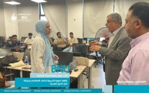 FB IMG 1757081858967 جامعة جامعة بنها الأهلية تفتح أفاقًا جديدة بدمج تدريب الذكاء الاصطناعي مع ورش الفنون موقع في الجامعة
